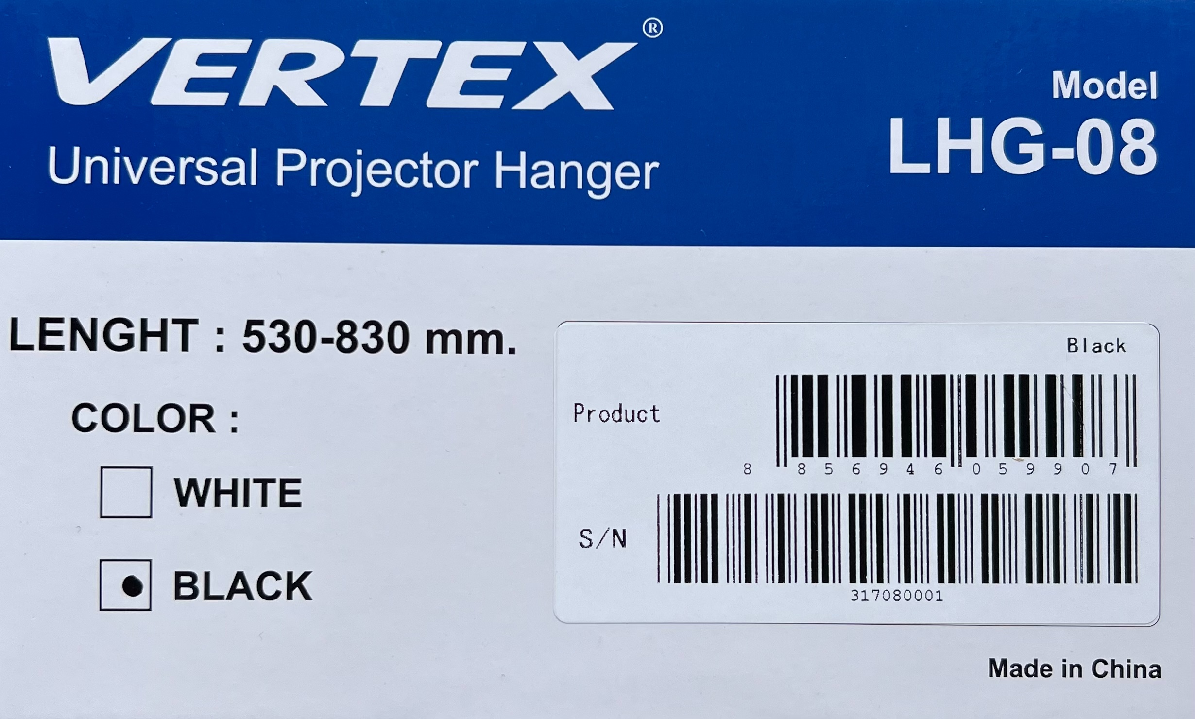 Vertex LHG-08 Black รูปที่ 2